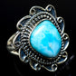 Larimar Rings handcrafted by Ana Silver Co - RING12299