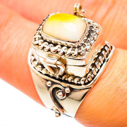 Ethiopian Opal Rings handcrafted by Ana Silver Co - RING122992