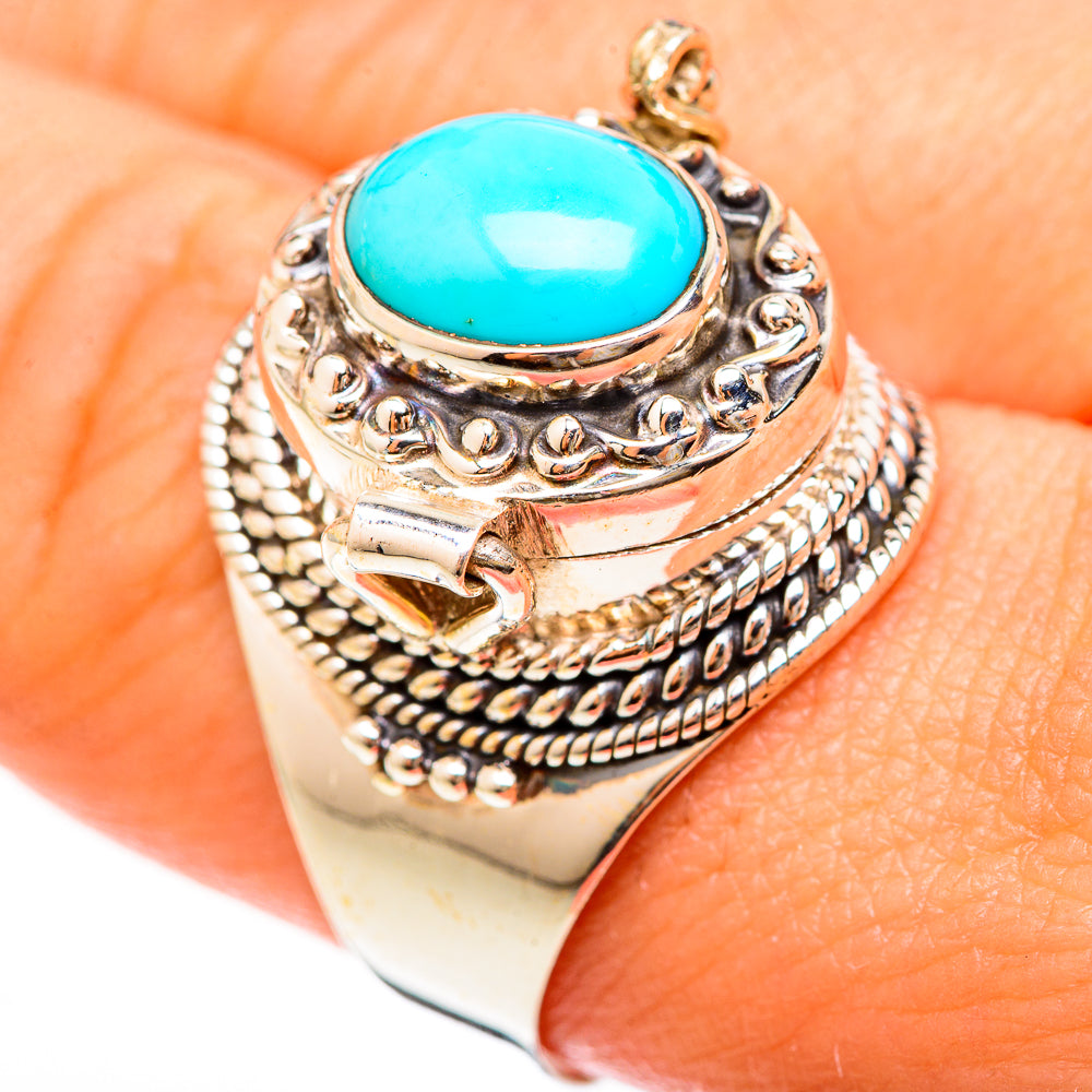 Larimar Rings handcrafted by Ana Silver Co - RING122999