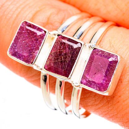 Ruby Rings handcrafted by Ana Silver Co - RING123004