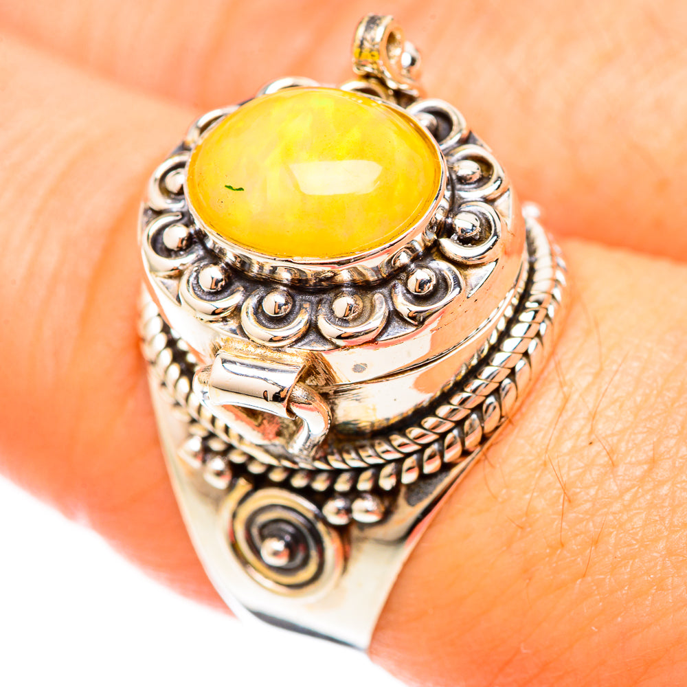 Ethiopian Opal Rings handcrafted by Ana Silver Co - RING123012