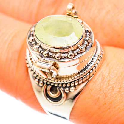 Prehnite Rings handcrafted by Ana Silver Co - RING123021