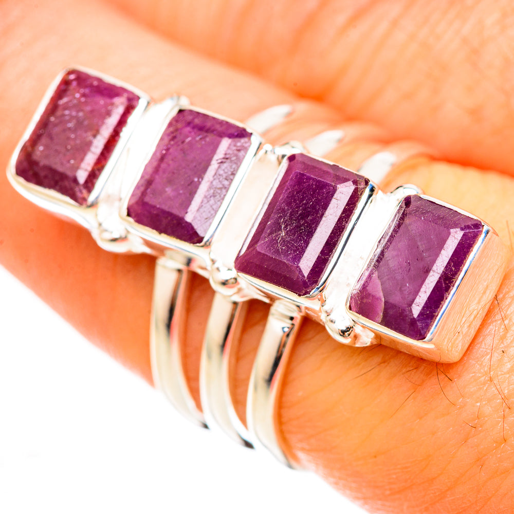 Ruby Rings handcrafted by Ana Silver Co - RING123025
