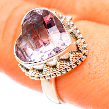 Pink Amethyst Rings handcrafted by Ana Silver Co - RING123028