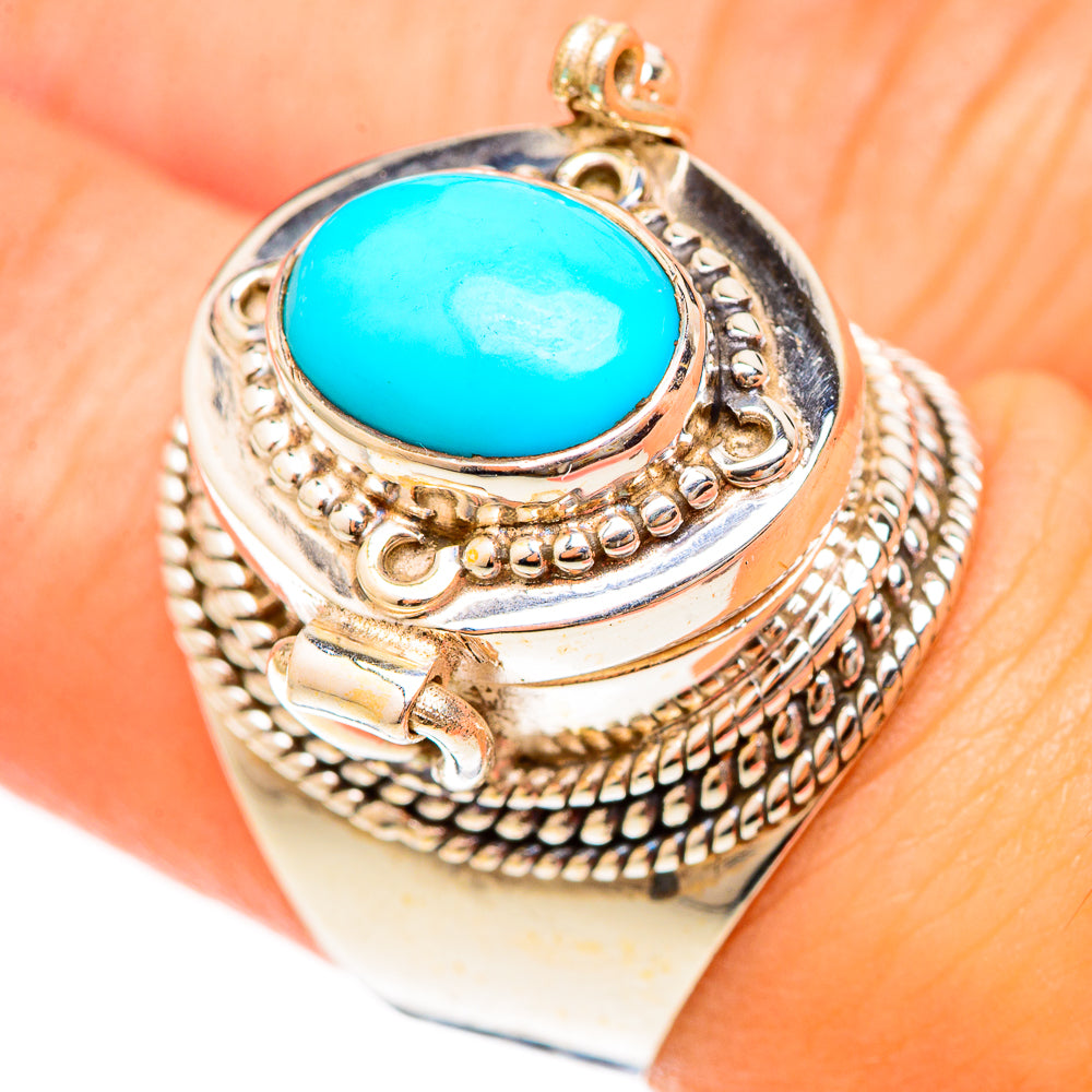 Turquoise Rings handcrafted by Ana Silver Co - RING123037