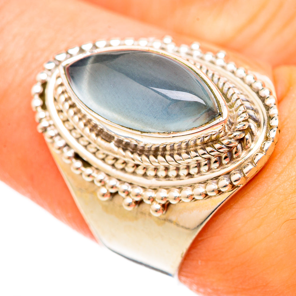 Aquamarine Rings handcrafted by Ana Silver Co - RING123056