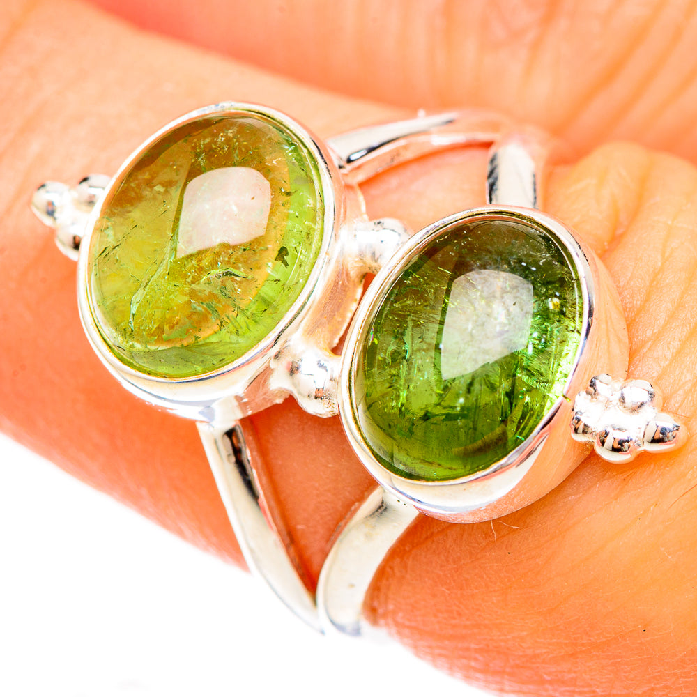 Prehnite Rings handcrafted by Ana Silver Co - RING123061