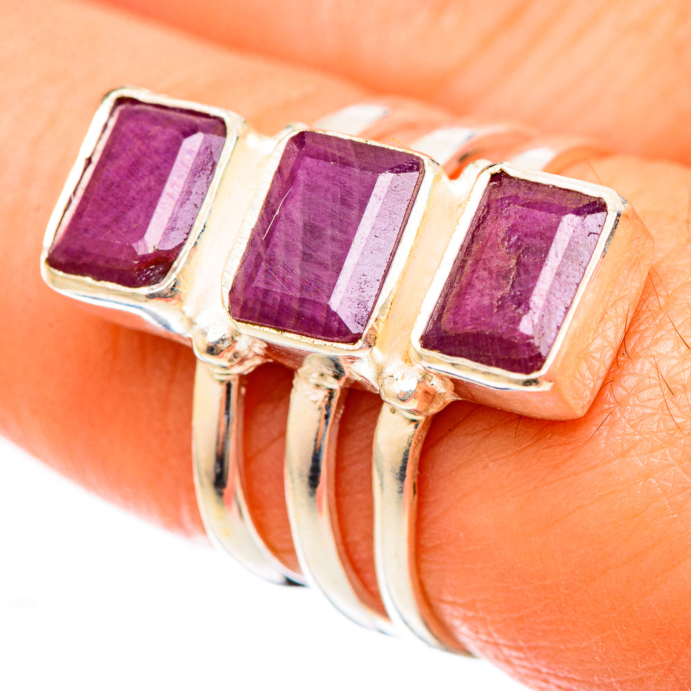 Ruby Rings handcrafted by Ana Silver Co - RING123063