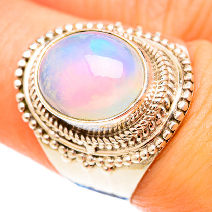 Ethiopian Opal Rings handcrafted by Ana Silver Co - RING123068