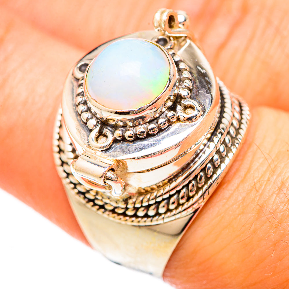 Ethiopian Opal Rings handcrafted by Ana Silver Co - RING123071