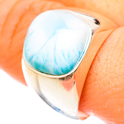 Larimar Rings handcrafted by Ana Silver Co - RING123073