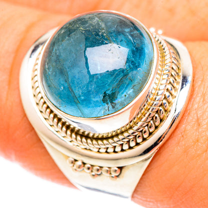 Rainbow Moonstone Rings handcrafted by Ana Silver Co - RING123090
