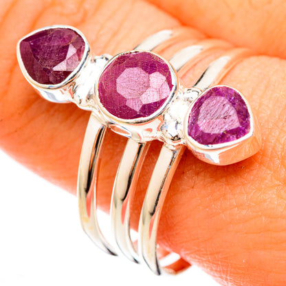 Ruby Rings handcrafted by Ana Silver Co - RING123098