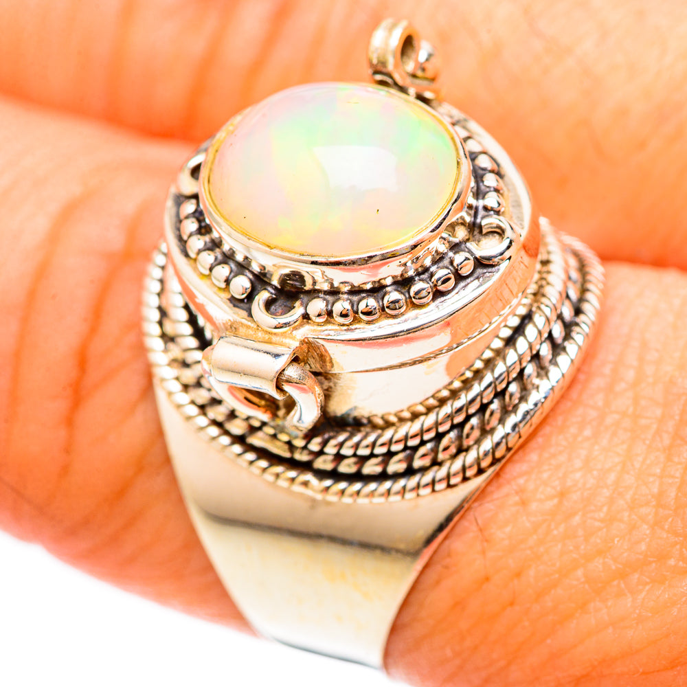 Ethiopian Opal Rings handcrafted by Ana Silver Co - RING123103