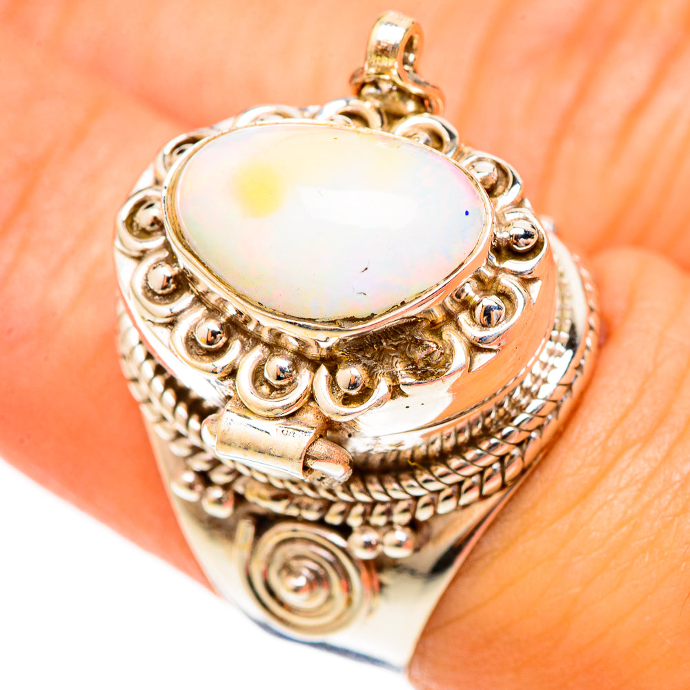 Ethiopian Opal Rings handcrafted by Ana Silver Co - RING123104