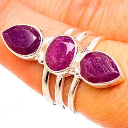 Ruby Rings handcrafted by Ana Silver Co - RING123113