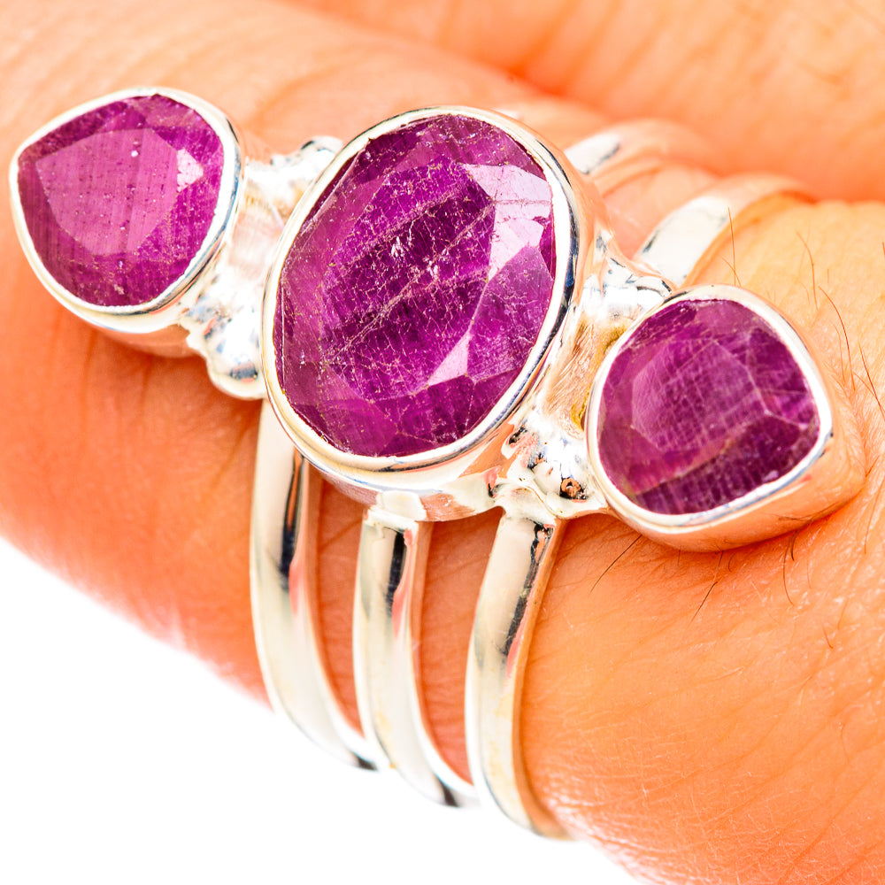 Ruby Rings handcrafted by Ana Silver Co - RING123114