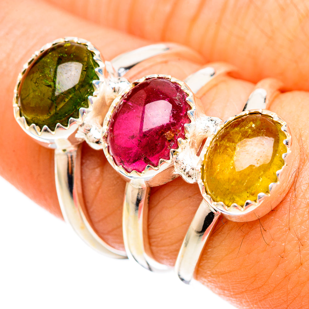 Tourmaline Rings handcrafted by Ana Silver Co - RING123117
