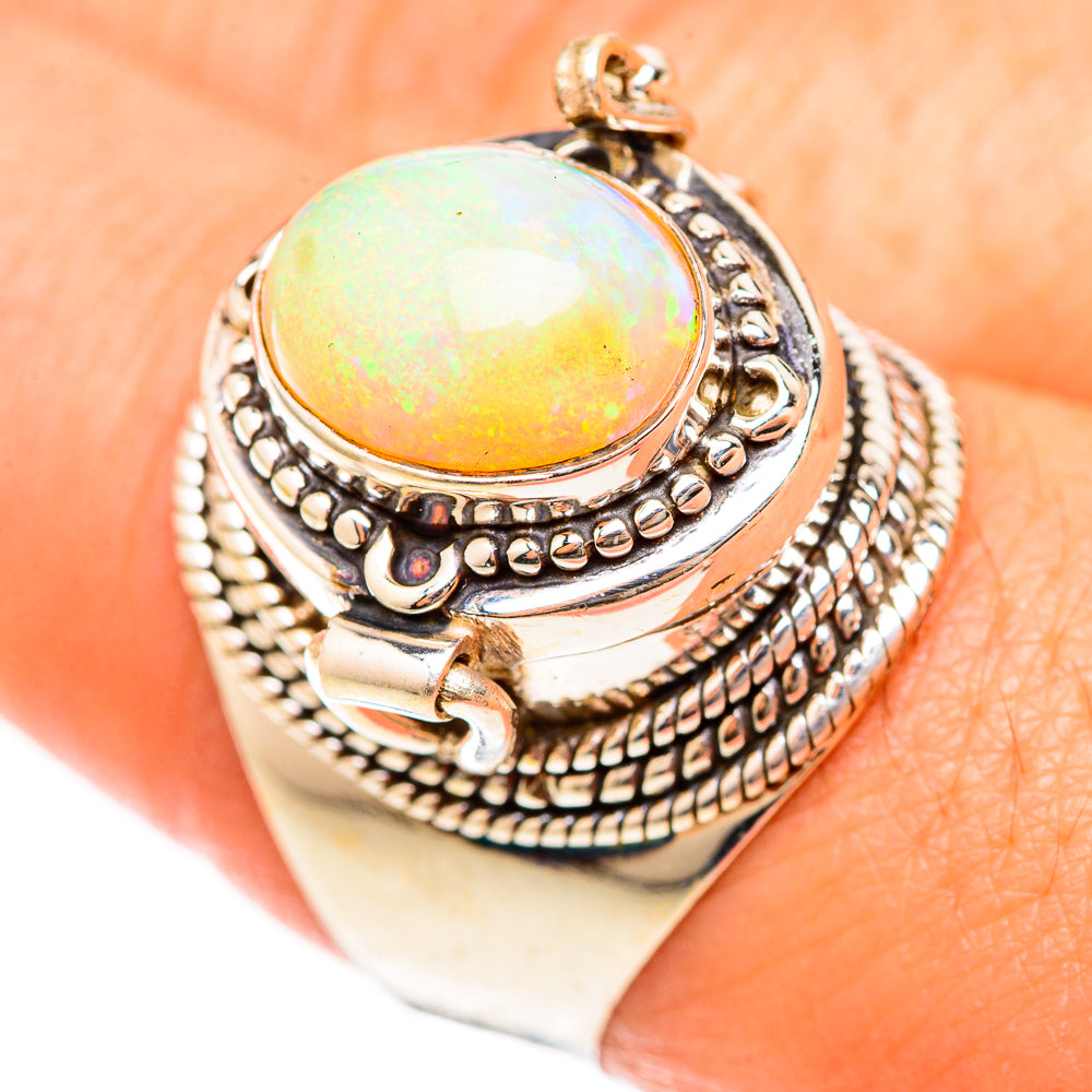 Ethiopian Opal Rings handcrafted by Ana Silver Co - RING123120