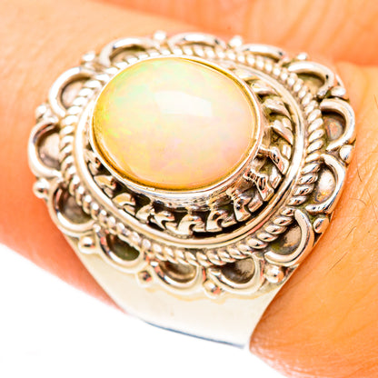 Ethiopian Opal Rings handcrafted by Ana Silver Co - RING123121