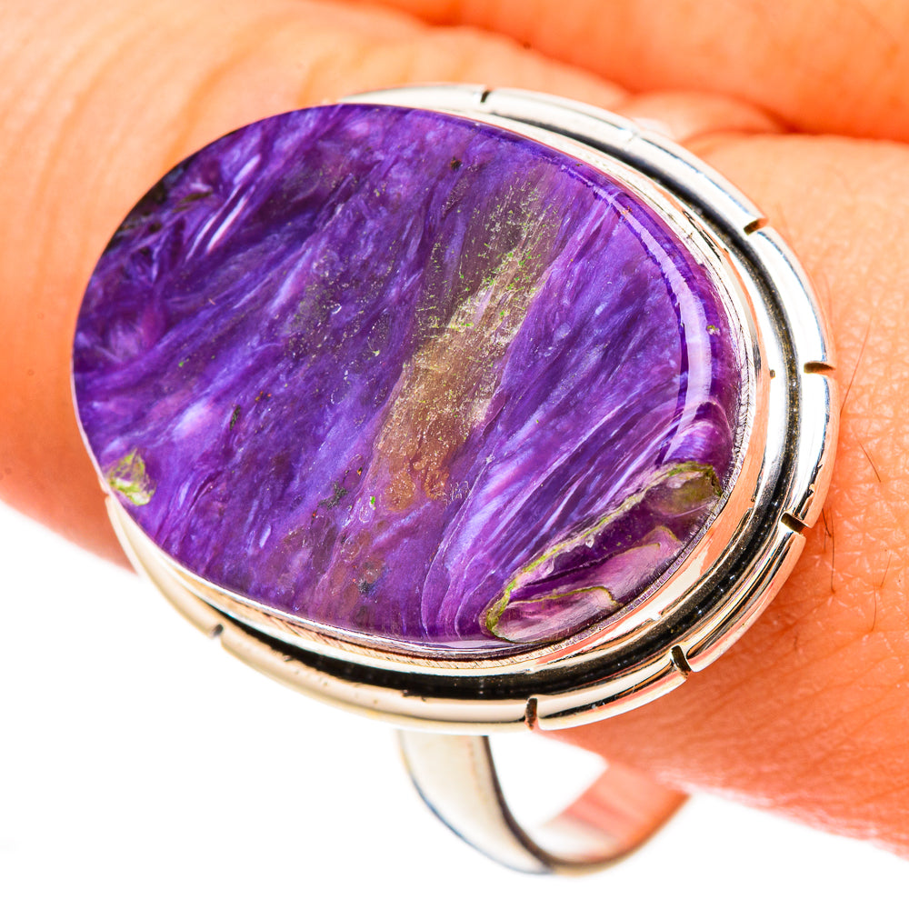 Charoite Rings handcrafted by Ana Silver Co - RING123131