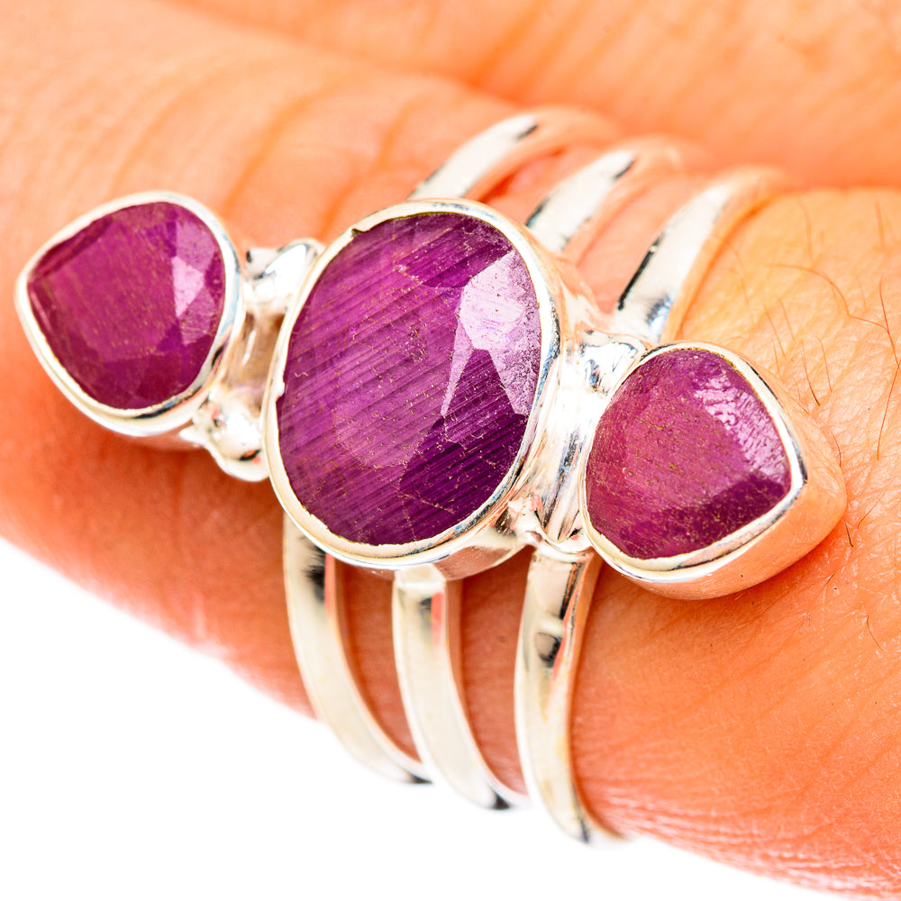 Ruby Rings handcrafted by Ana Silver Co - RING123144