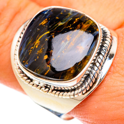 Pietersite Rings handcrafted by Ana Silver Co - RING123148