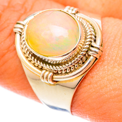 Ethiopian Opal Rings handcrafted by Ana Silver Co - RING123150