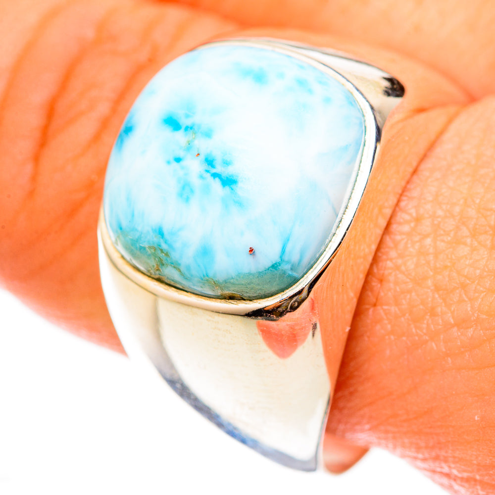 Larimar Rings handcrafted by Ana Silver Co - RING123154