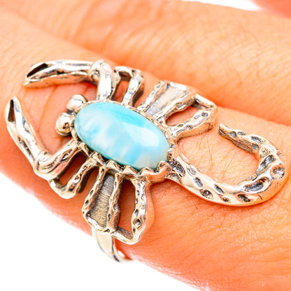 Larimar Rings handcrafted by Ana Silver Co - RING123155