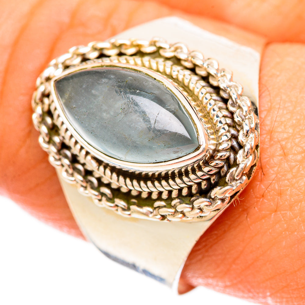 Aquamarine Rings handcrafted by Ana Silver Co - RING123156