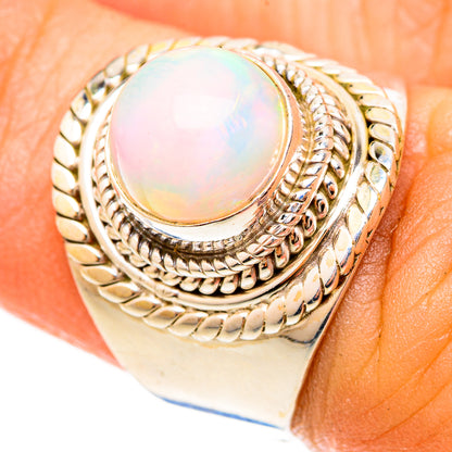 Ethiopian Opal Rings handcrafted by Ana Silver Co - RING123169