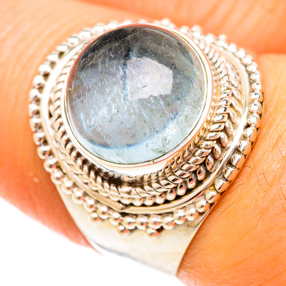 Aquamarine Rings handcrafted by Ana Silver Co - RING123173
