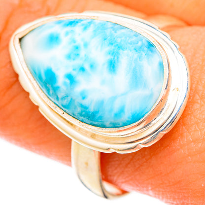 Larimar Rings handcrafted by Ana Silver Co - RING123174
