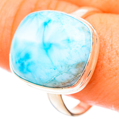 Larimar Rings handcrafted by Ana Silver Co - RING123176