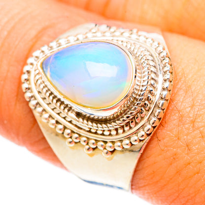 Ethiopian Opal Rings handcrafted by Ana Silver Co - RING123185