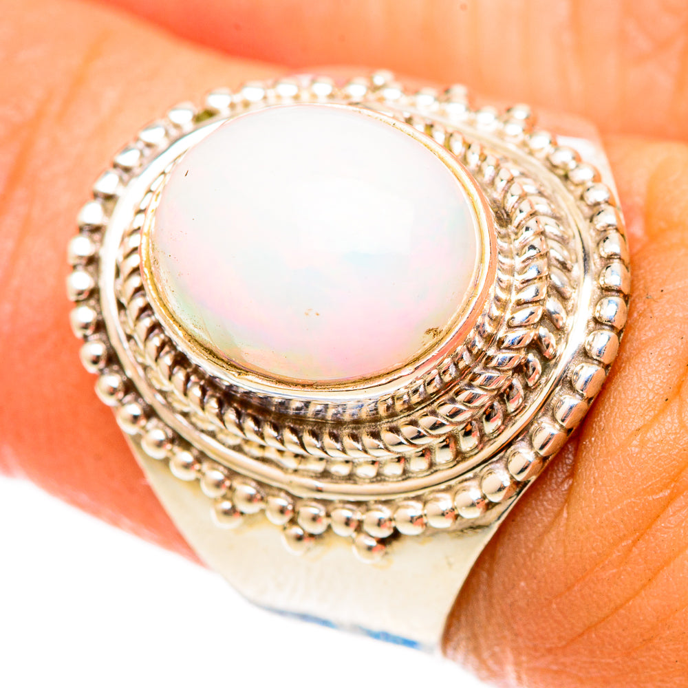 Ethiopian Opal Rings handcrafted by Ana Silver Co - RING123187