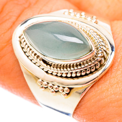 Aquamarine Rings handcrafted by Ana Silver Co - RING123195