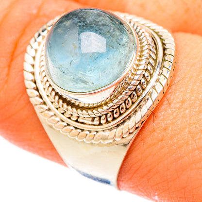 Aquamarine Rings handcrafted by Ana Silver Co - RING123206