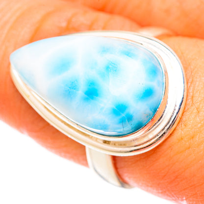 Larimar Rings handcrafted by Ana Silver Co - RING123208