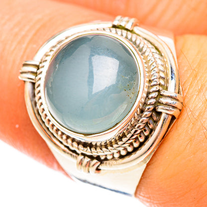 Aquamarine Rings handcrafted by Ana Silver Co - RING123214
