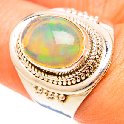 Ethiopian Opal Rings handcrafted by Ana Silver Co - RING123216