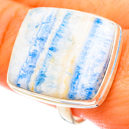 Blue Scheelite Rings handcrafted by Ana Silver Co - RING123220