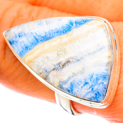 Blue Scheelite Rings handcrafted by Ana Silver Co - RING123227