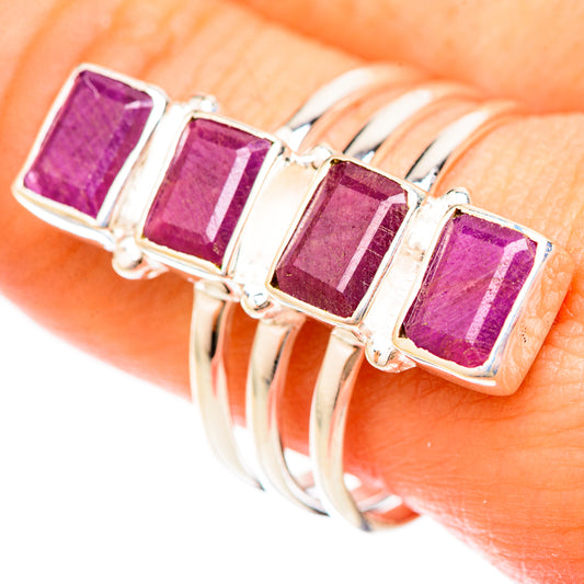 Ruby Rings handcrafted by Ana Silver Co - RING123231