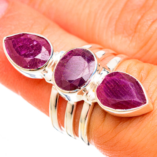 Ruby Rings handcrafted by Ana Silver Co - RING123232
