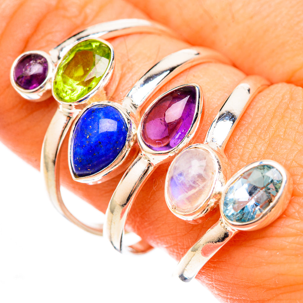 Lapis Lazuli Rings handcrafted by Ana Silver Co - RING123240