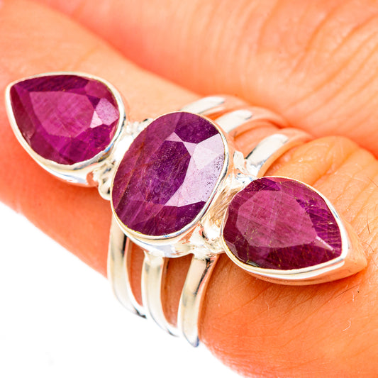 Ruby Rings handcrafted by Ana Silver Co - RING123251