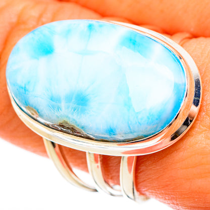 Larimar Rings handcrafted by Ana Silver Co - RING123263