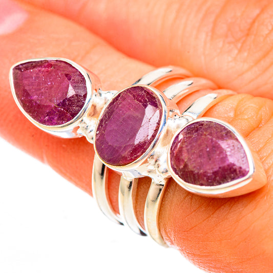 Ruby Rings handcrafted by Ana Silver Co - RING123270